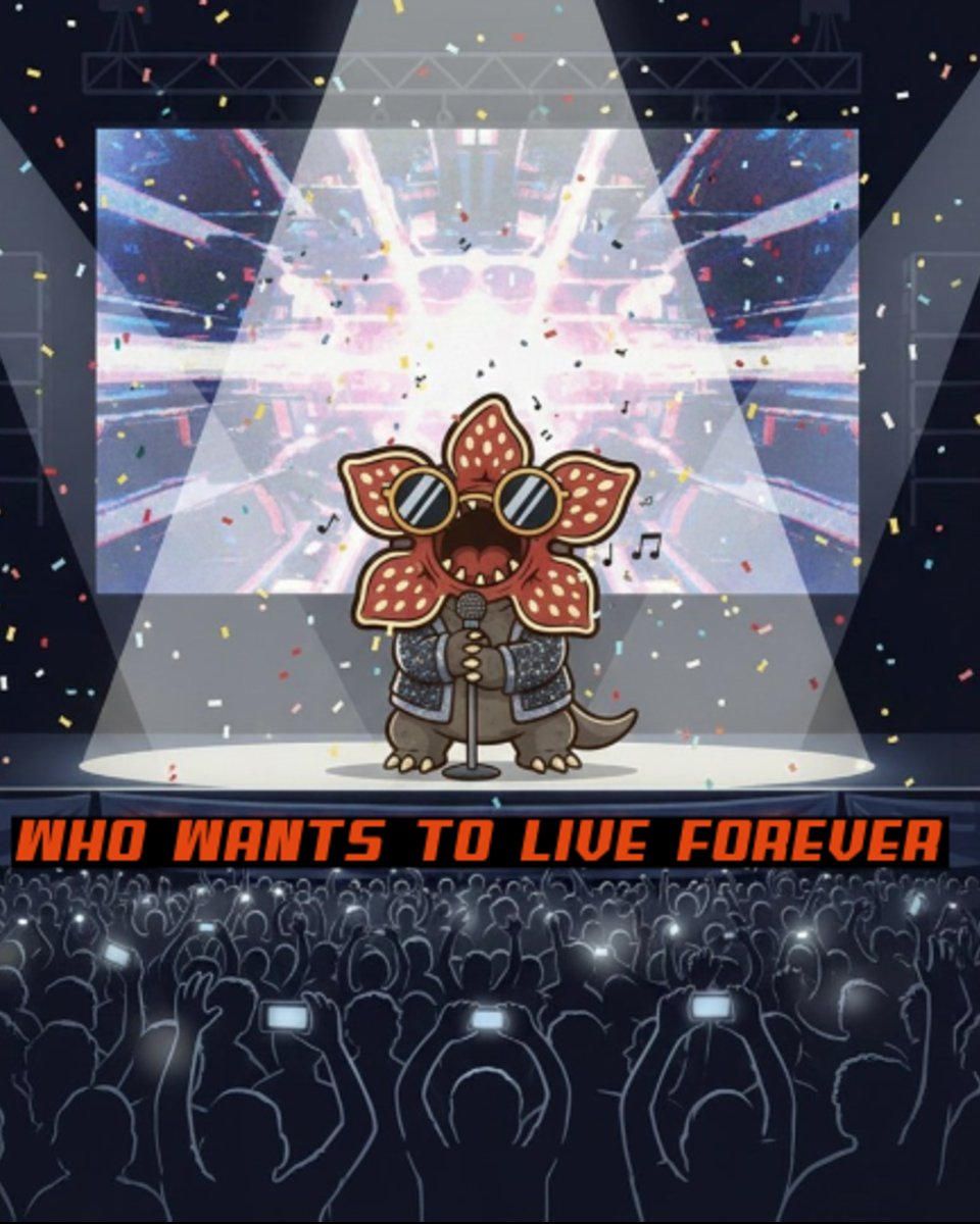 demogorgonito's tweet image. We watched the official trailer of #StrangerThings5 at least 200 times and we are astonished of the perfection between @Stranger_Things and @QueenWillRock 
It is a complete privilage to live in this world where we can enjoy the cavalcade of feelings. Less than 6 days to go 😘😘