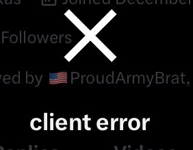 SGabardi1111's tweet image. Is anyone else having trouble following people back? Mine keeps saying “client error” every time I try.