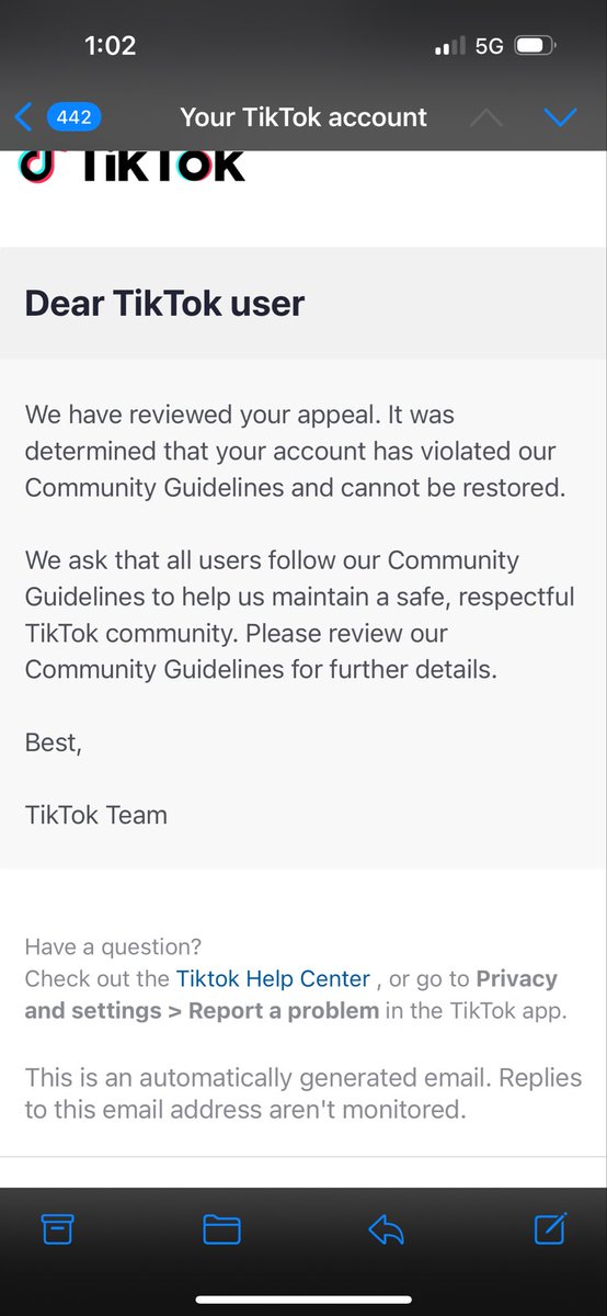 SauceCustom's tweet photo. @TikTokSupport can you tell me why this video got me banned on TikTok? https://t.co/A8Gewri99G