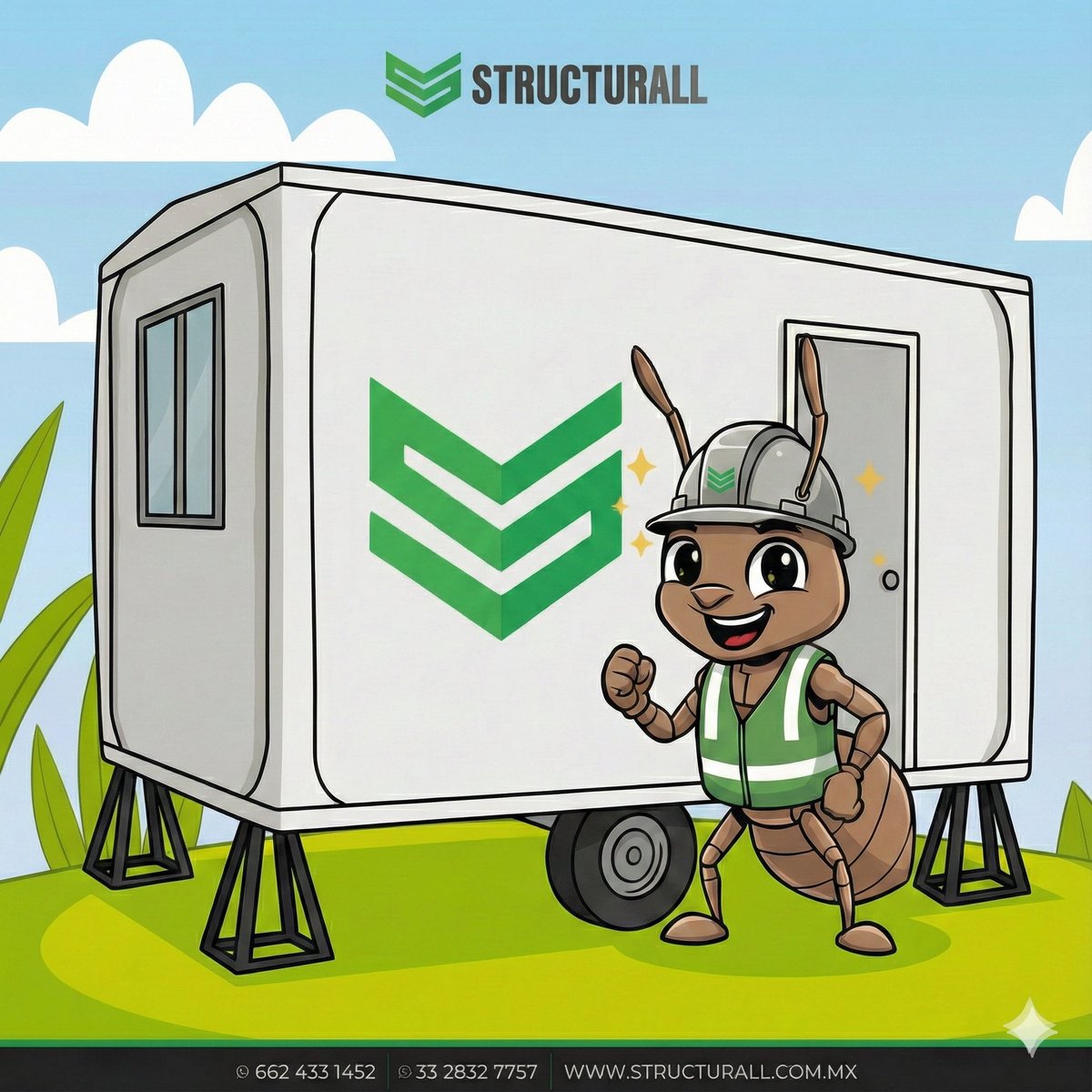 Structurall_mx's tweet image. Nos complace presentar a nuestro nuevo compañero de trabajo: el Ing.Solano, inspirado en el nombre científico Solenopsis, símbolo de esfuerzo, cooperación y constancia.

Él nos recordará que cada unidad móvil nace del trabajo conjunto de muchas manos y de mucho corazón💚