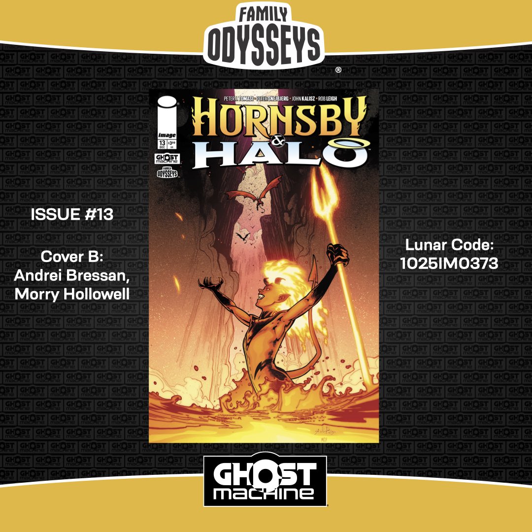 GhostMachinePro's tweet image. Make sure to pre-order HORNSBY &amp;amp; HALO #13 this weekend anywhere that you buy @ImageComics