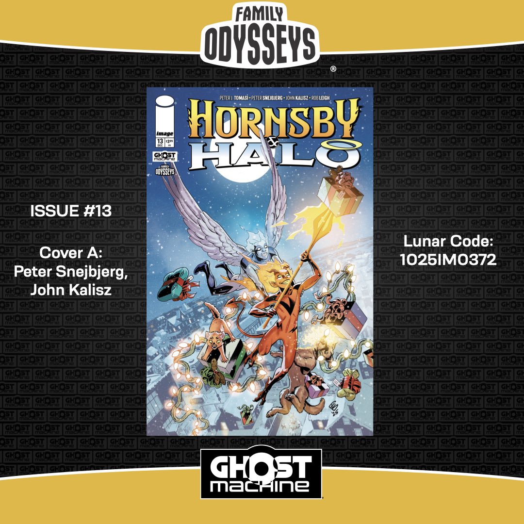 GhostMachinePro's tweet image. Make sure to pre-order HORNSBY &amp;amp; HALO #13 this weekend anywhere that you buy @ImageComics