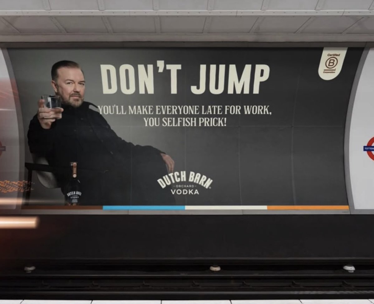 Just give the fat cunt the award for ad campaign of the year already! <a href="/rickygervais/">Ricky Gervais</a> 🤣