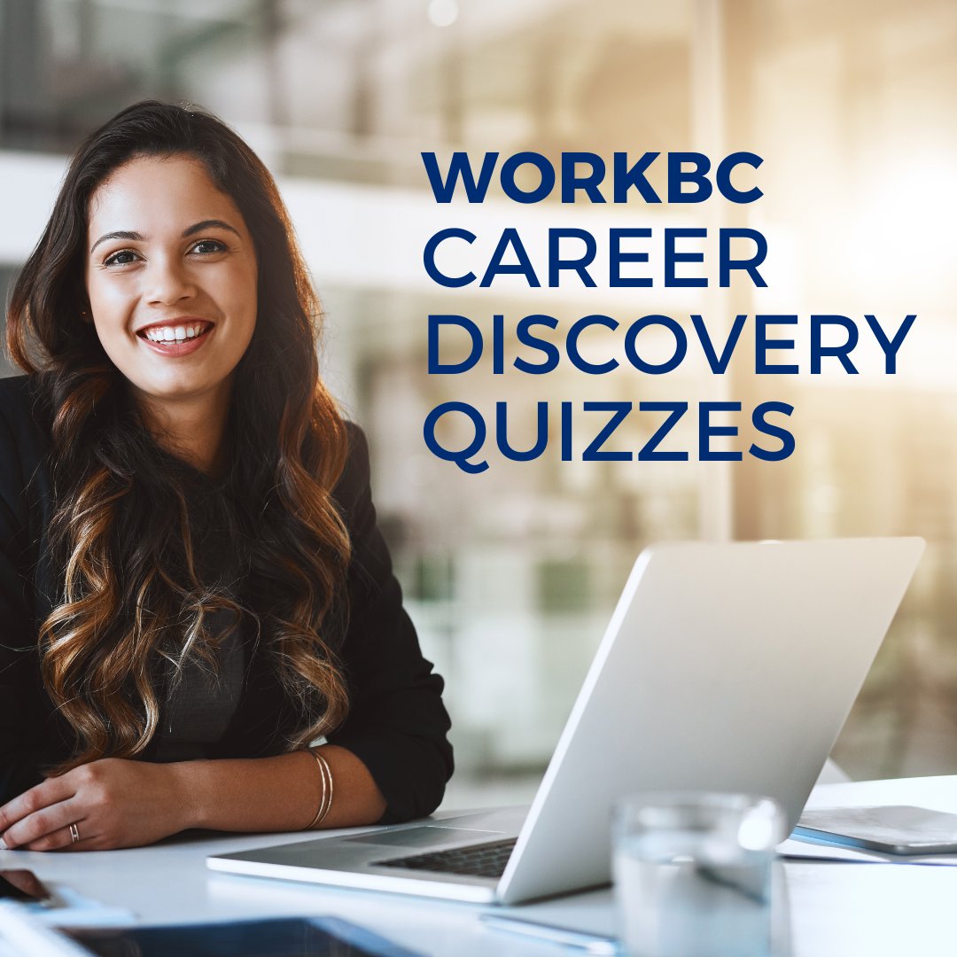 Not sure what career fits you best? Discover your strengths, interests, and values with WorkBC’s Career Discovery Quizzes!

Take the first step 👉 careerdiscoveryquizzes.workbc.ca

#CareerDiscovery