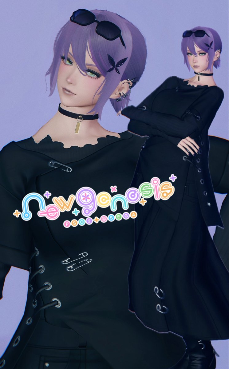 おはようございますฅ^•ω•^ฅ🐾🤍
またメイク変えてみた💄🤍
前よりも良くなったかもしれない(*´ω`*)♩

 #PSO2NGS_SS  #ma7ロゴ 
 #ngsT2顔