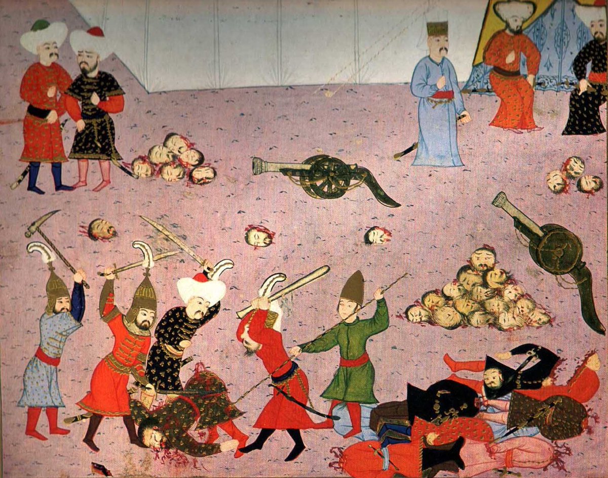 Partizan-Fenerbahçe maçında Sırp taraftarlar, Sırbistan’ın asırlarca tarih sahnesinden silinmesinin ilk adımı olan Kosova zaferini kazanan I. Murad’ın Obiliç tarafından şehid edilmesiyle ilgili bir pankart açtılar. Bu minyatür ve resimler ise sultanı şehid eden Miloş Obiliç’in