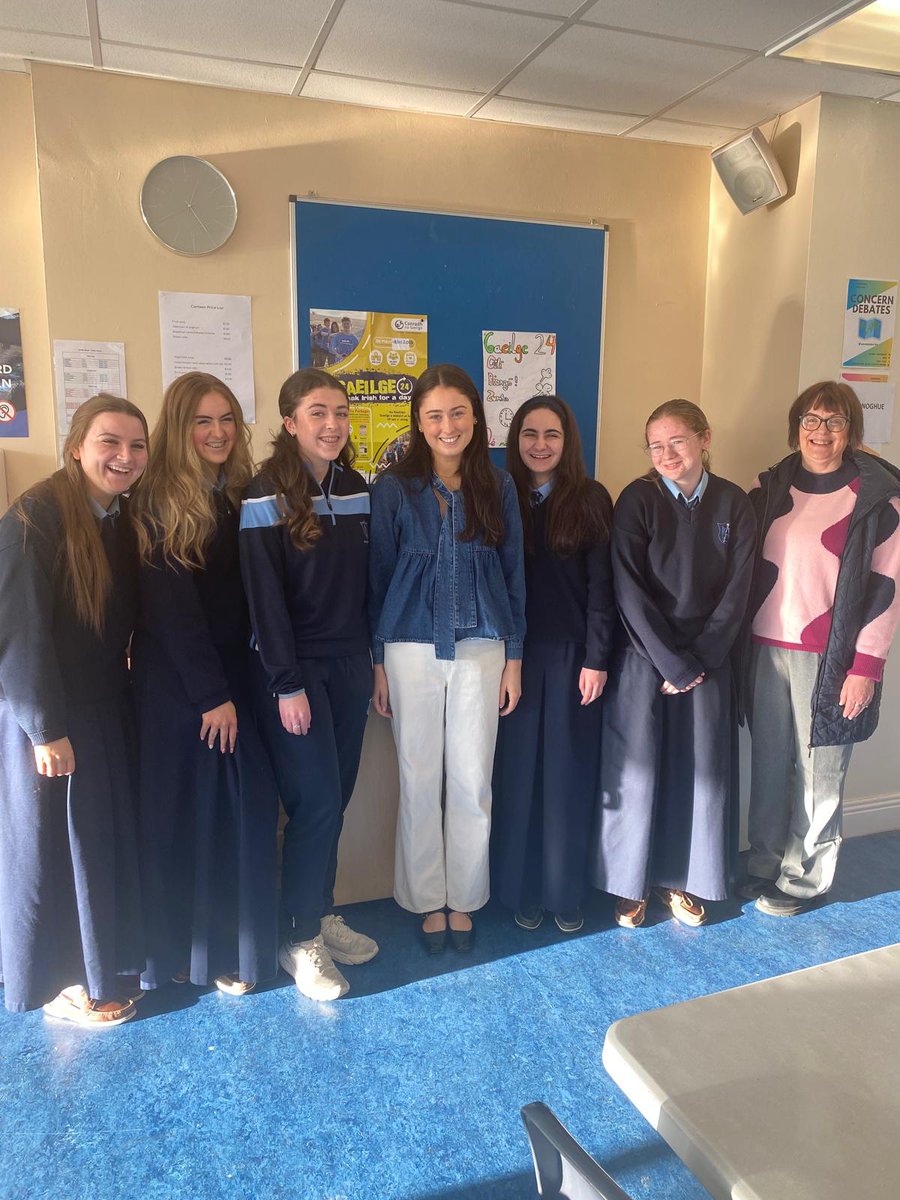 ASM_Limerick's tweet image. Many thanks to Erin Barrett (#ASM #ClassOf2020) who gave a very insightful talk to our Sixth Years during the week. She talked about studying Economics in Trinity College, her banking internship in New York, and offered great advice regarding choosing colleges and courses.