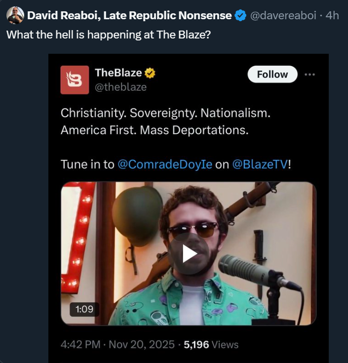 RedEaglePatriot's tweet image. Common sense, Dave.

Blocking me won&apos;t change that. The GOP is not going back to whatever the hell you want it to go back to.