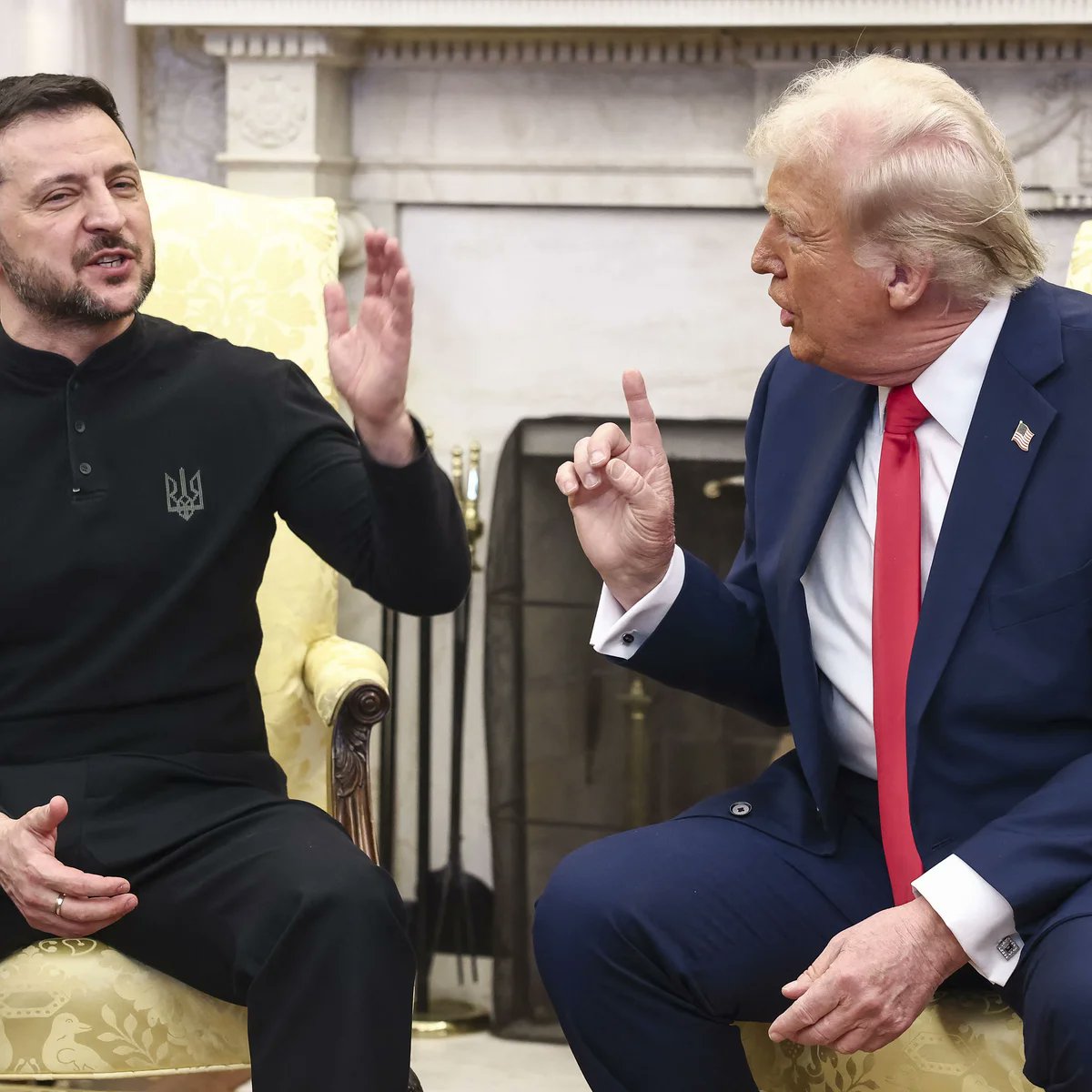 ConflictTR's tweet image. 🚨 Donald Trump: (Ukrayna barış anlaşması hk.)

▪Zelenski bundan hoşlanmıyor mu? Hoşlanmak zorunda kalacak. 

▪Bir noktada bir şeyi kabul etmek zorunda... 

▪Hatırlıyor musun, kısa bir süre önce Oval Ofis&apos;te, &apos;Kartlar sende değil. Unutma.&apos; demiştim.