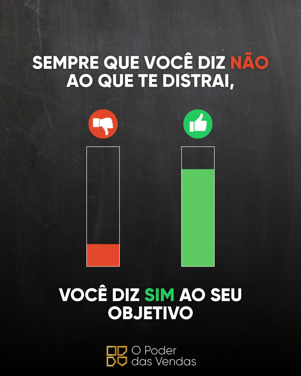 oportoneto's tweet image. Focar dói… mas não focar cobra mais caro.
Cada não que você dá pra distração é um sim pro seu futuro.
Disciplina é fazer o que precisa ser feito, mesmo quando ninguém está olhando.
🚀 Rumo ao objetivo.
.
.
.
#OPoderDasVendas #Disciplina #FocoNoObjetivo #MentalidadeVencedora