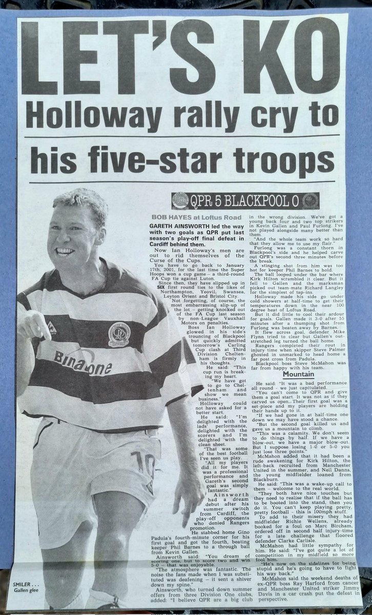 Get in the 'Loft' early tomorrow as we honour one of our own <a href="/kevingallen10/">Kevin Gallen</a> 🪄🎩

🕑 13:45

'Legend of the Loft'

<a href="/QPR/">QPR FC</a>