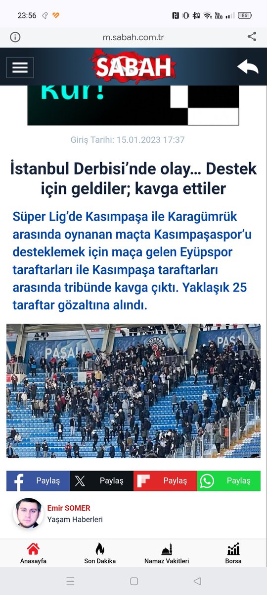 Evsahibi evsahipliğini misafir misafirligini bilmeli. Ortam bozuldu 😀