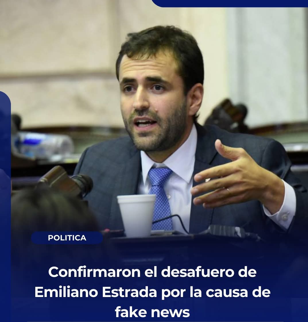 martinezmerce18's tweet image. #Salta 
La Cámara de Casación dejó firme el desafuero del diputado Emiliano Estrada, uno de los visitantes recientes a #CFK  en San José 1111.La causa se originó por sospechas de peculado de servicios y abuso de autoridad
Utilizo personal del congreso el hdp