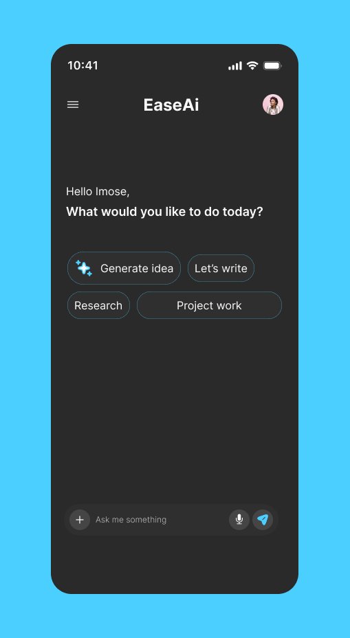Veracity_bee's tweet image. Just wrapped up a clean, intuitive UI concept for #EaseAi design challenge an AI assistant built for fast, smart, effortless interactions.
I focused on clarity, flow &amp;amp; a smooth user journey.
#UIDesign #UXDesign #ProductDesign #DesignTweet #AIDesign #AppDesign #MobileDesign #tech
