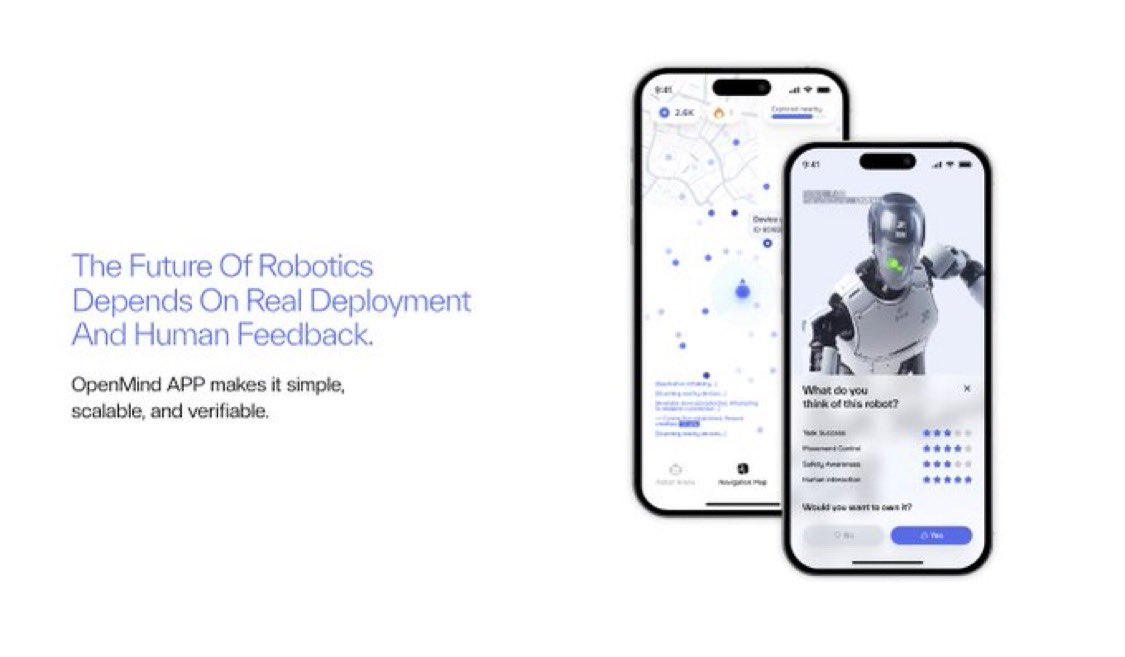 i must admit, <a href="/openmind_agi/">OpenMind</a> has to be one of the most innovative web3 tech in recent times

imagine being able to build a robot in web3 that is also capable of understanding and interacting with human

ngl, would love to see how this works when it is done