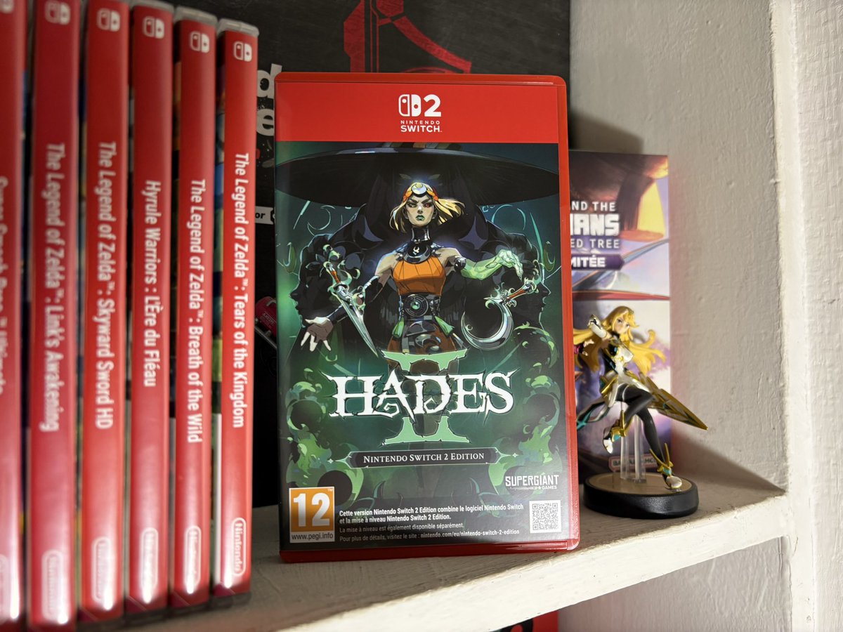 J’aime bien rentrer chez moi un vendredi soir et trouver des GOTY dans ma boîte aux lettres. Oui je l’ai 100% sur Steam mais il était indispensable à ma collec physique Switch, et ça me faisait un jeu en plus sur Switch 2 🫶