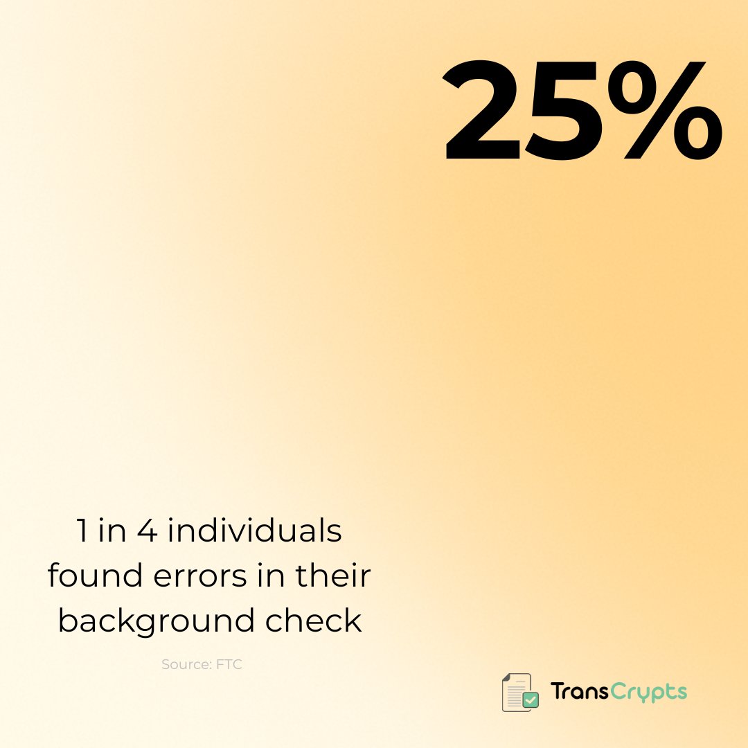 transcrypts_'s tweet image. A single error can cost someone a job, delay hiring, or damage trust between employers and applicants.
Accurate, user-controlled credentials are not just convenient. They are essential.