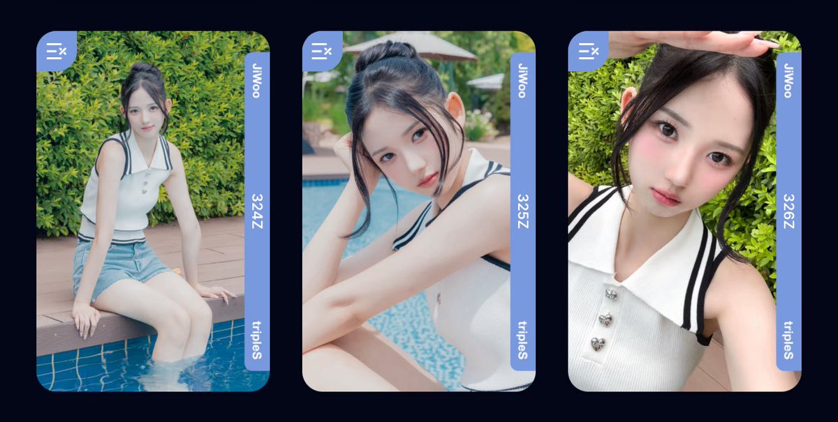 jjyuchinz's tweet image. HELLO so i’m dropping my cosmo collection to prio physicals but selling objekts is lowkey hell and id much rather give them away!! expect more ga’s in the future ☺️

one winner wins this full set — d324-326 jiwoo!
- like + rt
- comment ur id

ga ends 11.23 🐻