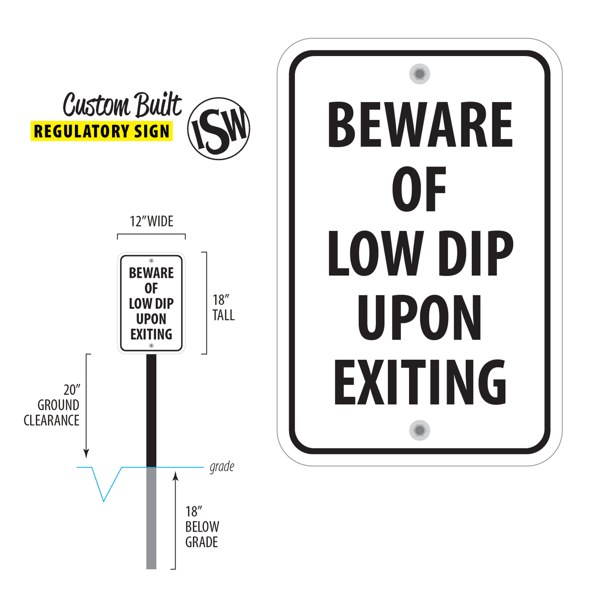 ithacasignworks's tweet photo. 20" of ground clearance is really low compared to most signage.  The reader of this message drives a sports car that has likely been lowered close to the ground for racing and we're in perfect vantage :) https://t.co/QpgCSJx2dG