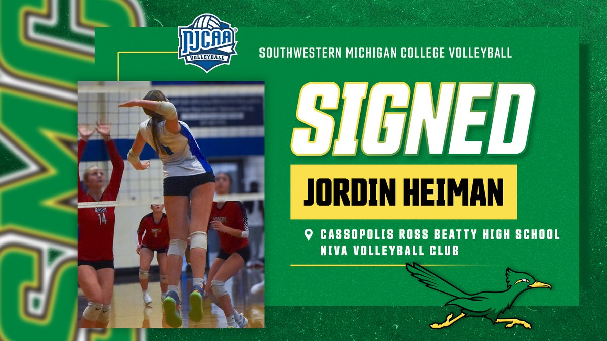 SMCRoadrunners's tweet image. Happy to announce that Jordin Heiman of @CHSRangers and @NIVAJrs has signed as our newest Roadrunner! We are excited she has chosen SMC.

Learn more about Jordin: bit.ly/47YaQA0

#PointRoadrunners #RoadrunnerVolleyball #FastAndFierce #RunAsOne