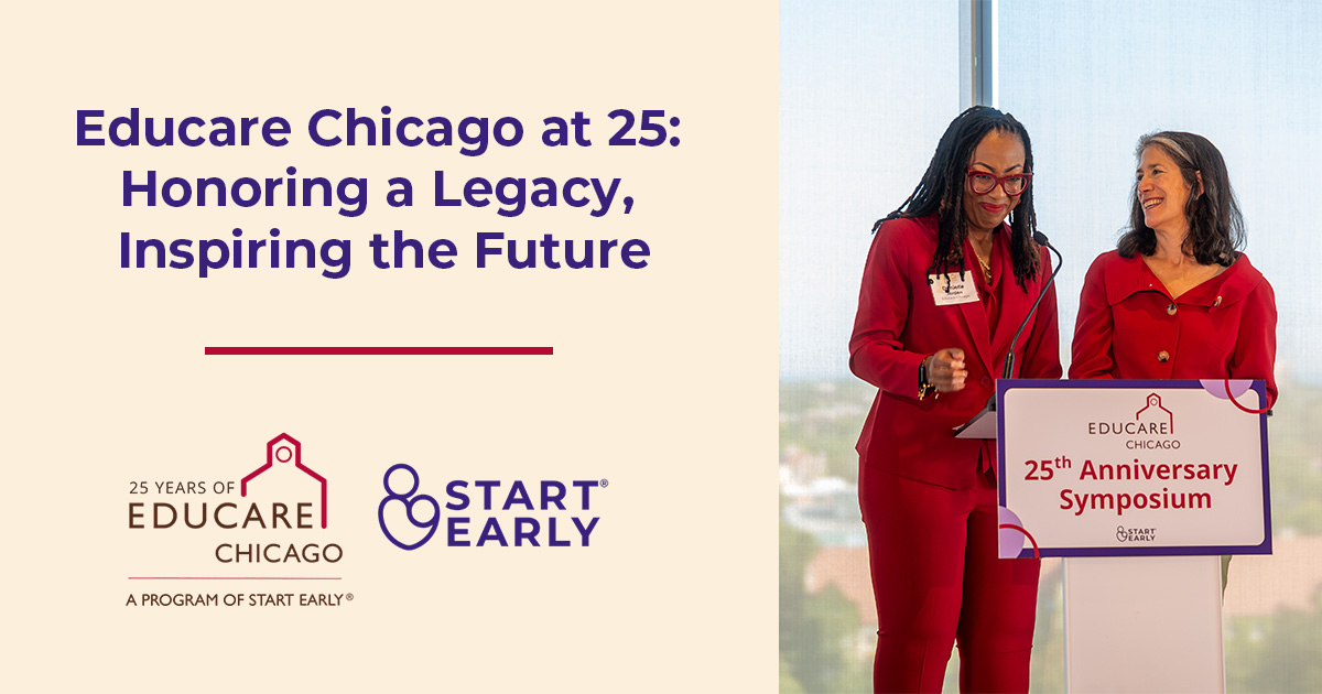 25 yrs ago, Educare Chicago opened with the belief that every child ...