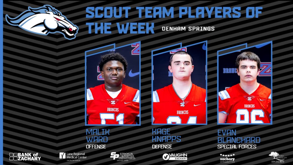 Zachary High Football tweet media