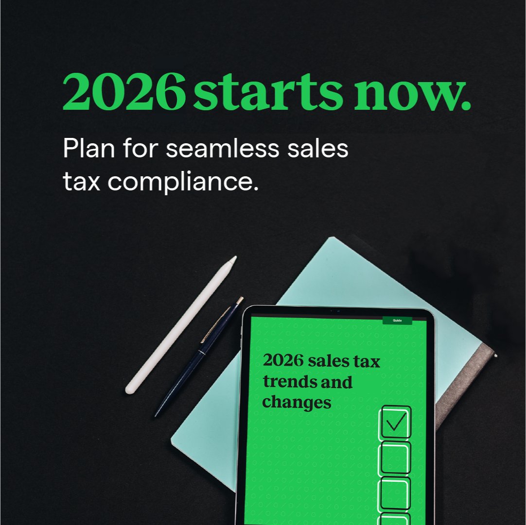 Sales tax isn’t static—stay on top of the changes with our 2026 sales tax trends guide.

Download the latest insights and be prepared for what’s ahead. bit.ly/42JKOgM