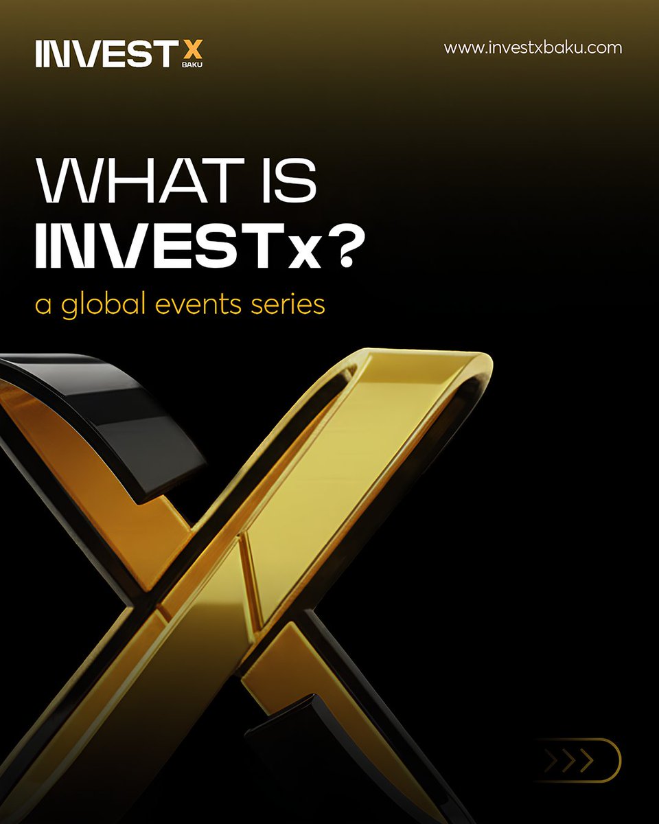 INVESTxBaku's tweet photo. Ready?

Introducing INVESTx!

Swipe through the carousel to explore the core idea behind the brand, its purpose, and the first details about our upcoming event - #INVESTxBaku.

More updates are coming. Stay tuned.🚀

https://t.co/qJhGU8v2dL

#investments #Crypto #EVENT https://t.co/q09bLt29ay