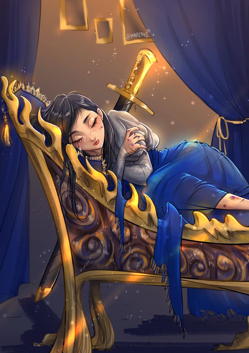 LeJINdary_Mari's tweet image. 🗡️🥀
.
.
.
.
.
.
.
.
#illustration #tears #pain #crying #sad #sketch #sword #warrior #damsel #sleeping #royal #royalty #knight