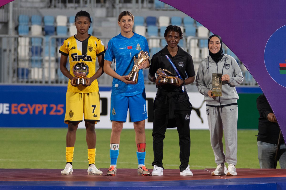 ASECMimosas's tweet image. Notre attaquante, Habibou Ouedraogo désignée meilleure joueuse de la ligue des champions féminine de la CAF.
Bravo à toute l&apos;équipe.
#ASEC #CAFWCL