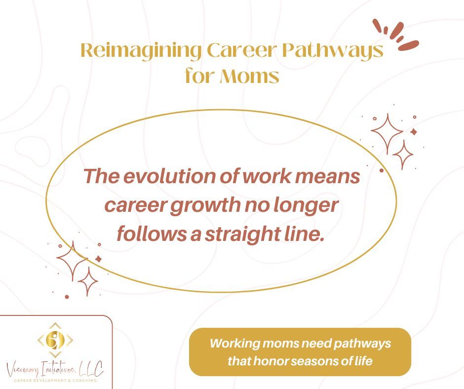 The evolution of work means career growth no longer follows a straight line.
Working moms need pathways that honor seasons of life — pause, pivot, progress, and purpose.

💬 Org Tip: Offer re-entry programs, part-time leadership options, or skill reactivation training.