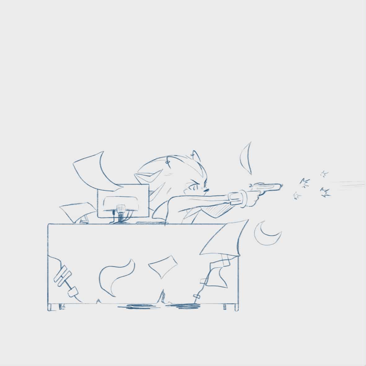 SklearSoul's tweet image. A regular day for shadow 2/