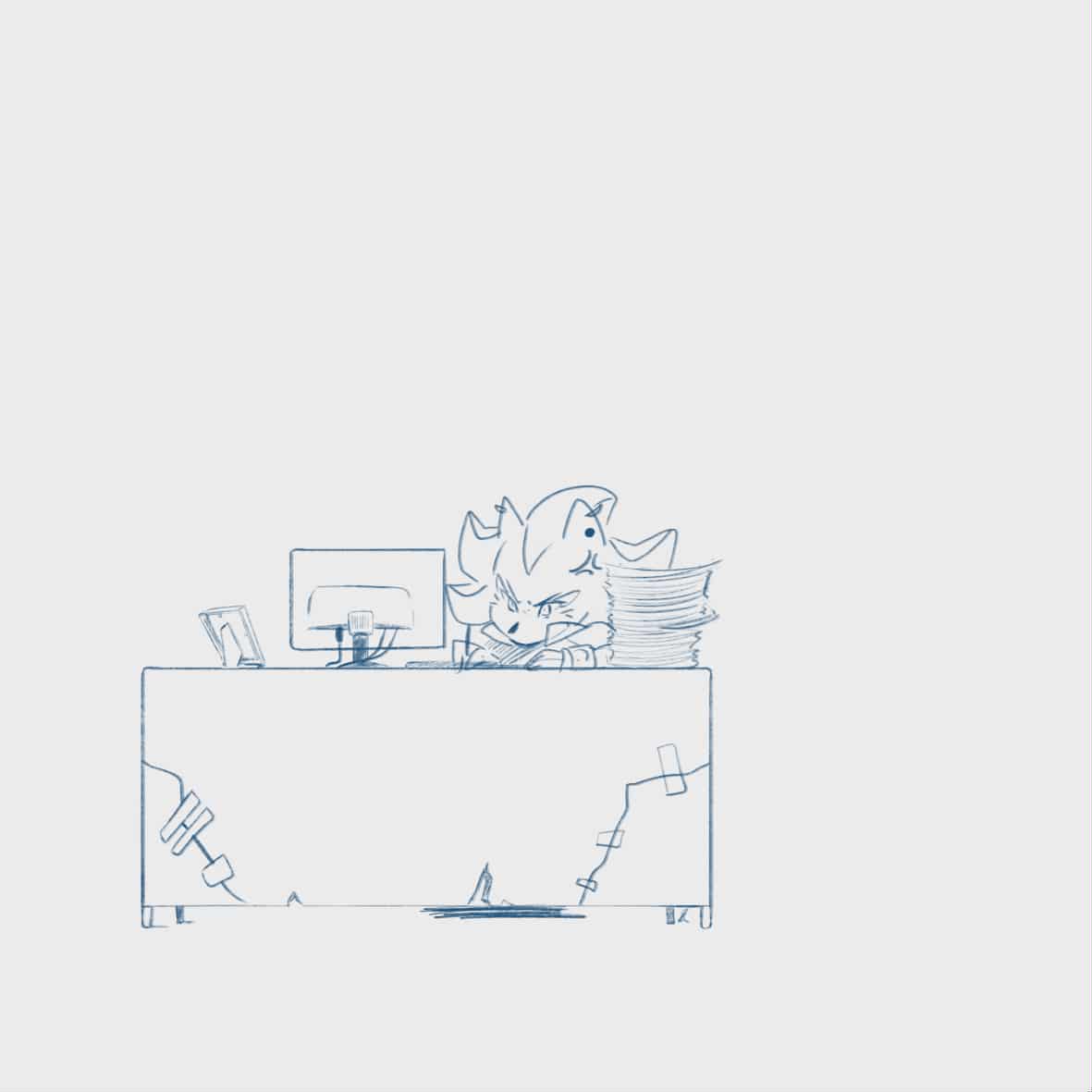 SklearSoul's tweet image. A regular day for shadow 2/