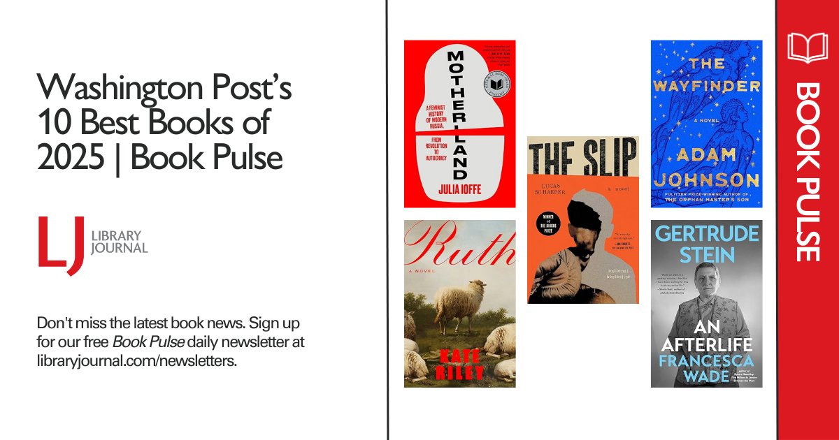 LibraryJournal's tweet image. Find the complete list and learn more about other book news, including page-to-screen adaptations: hubs.la/Q03Vt_2V0