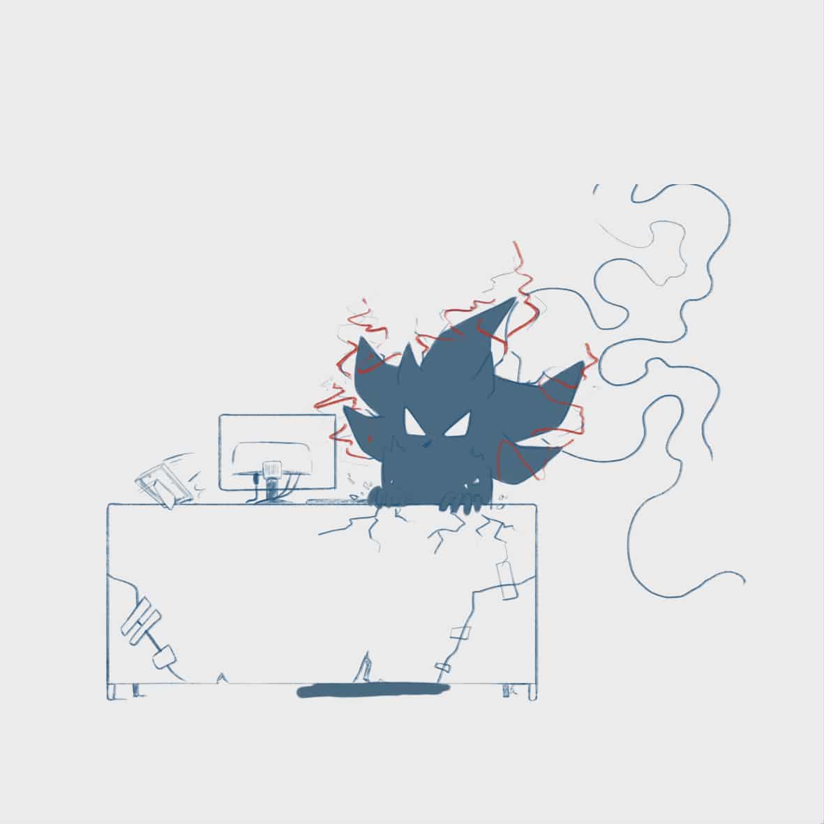 SklearSoul's tweet image. A regular day for shadow 3/