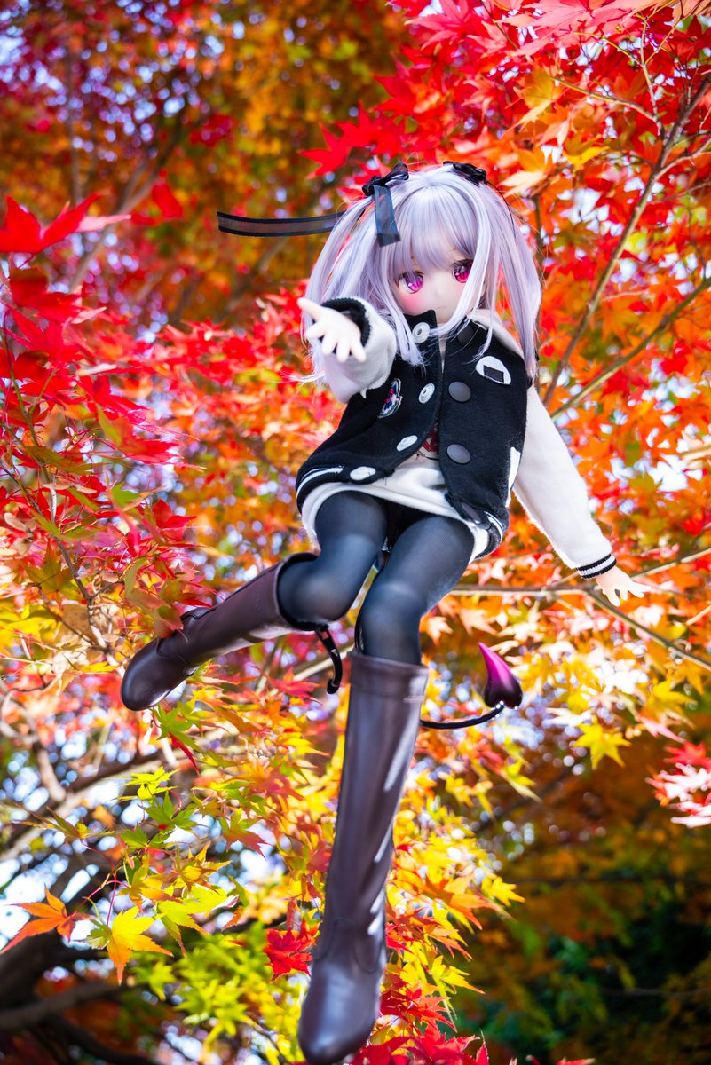 燃えるような赤へ移り変わる季節🔥

ニィ『そろそろお前も私に対して燃え上がってみたらどうだ❓👿』

#nasuっ子
#ほかぽか服