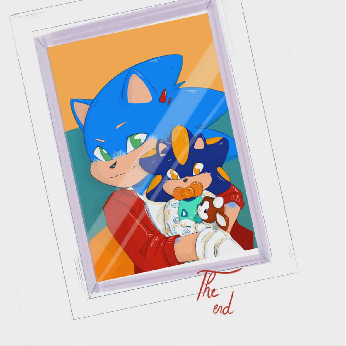 SklearSoul's tweet image. A regular day for shadow 4/

#shadowthehedegehog #sonadowyuri #sonadow #sonadowfankid #genderbend