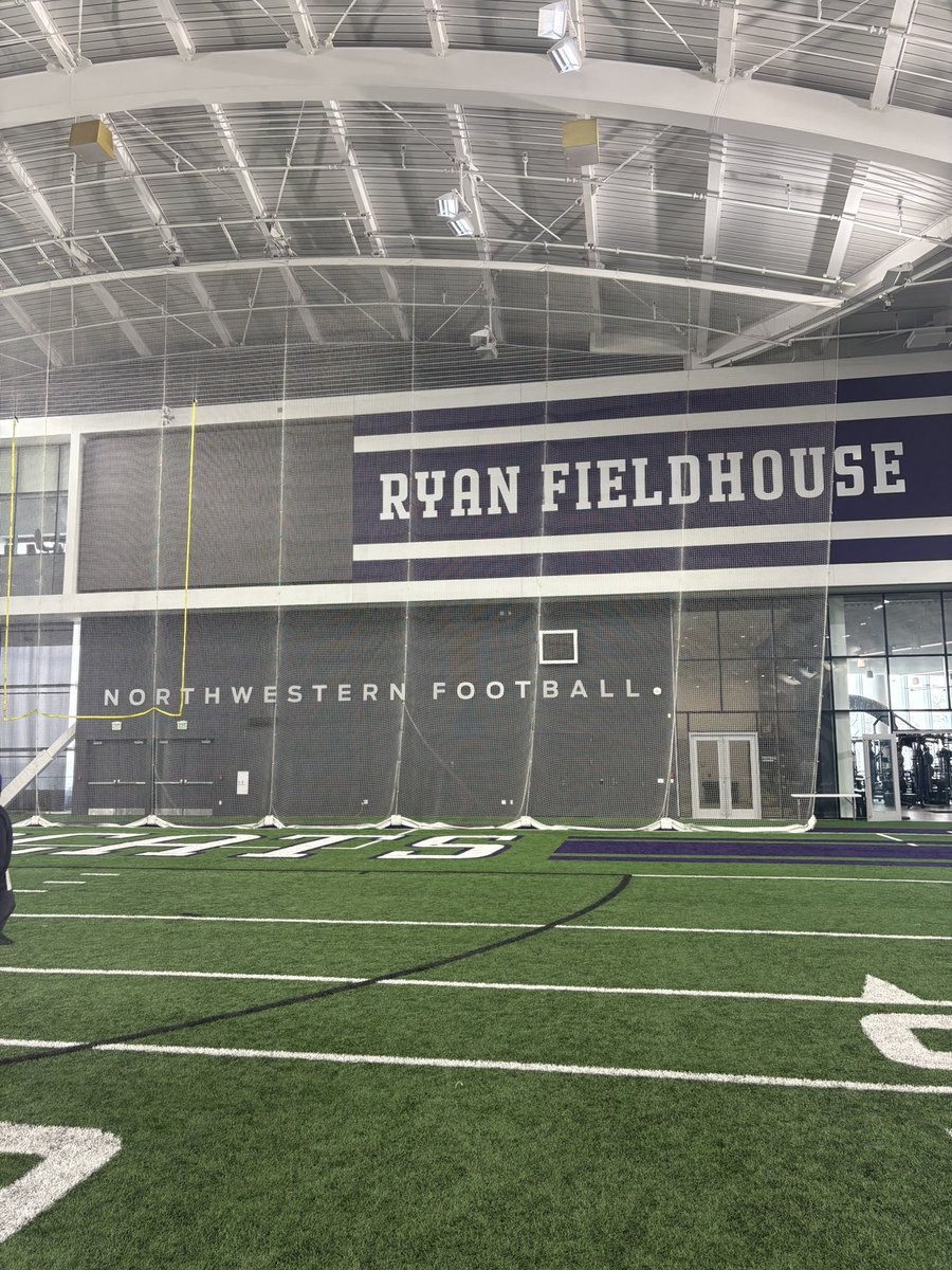 Thank you to <a href="/NUFBFamily/">Northwestern Football</a> for their hospitality and allowing us to walk through at their facility! Almost time!!! #CROWNCLIMB #BEDANGEROUS
