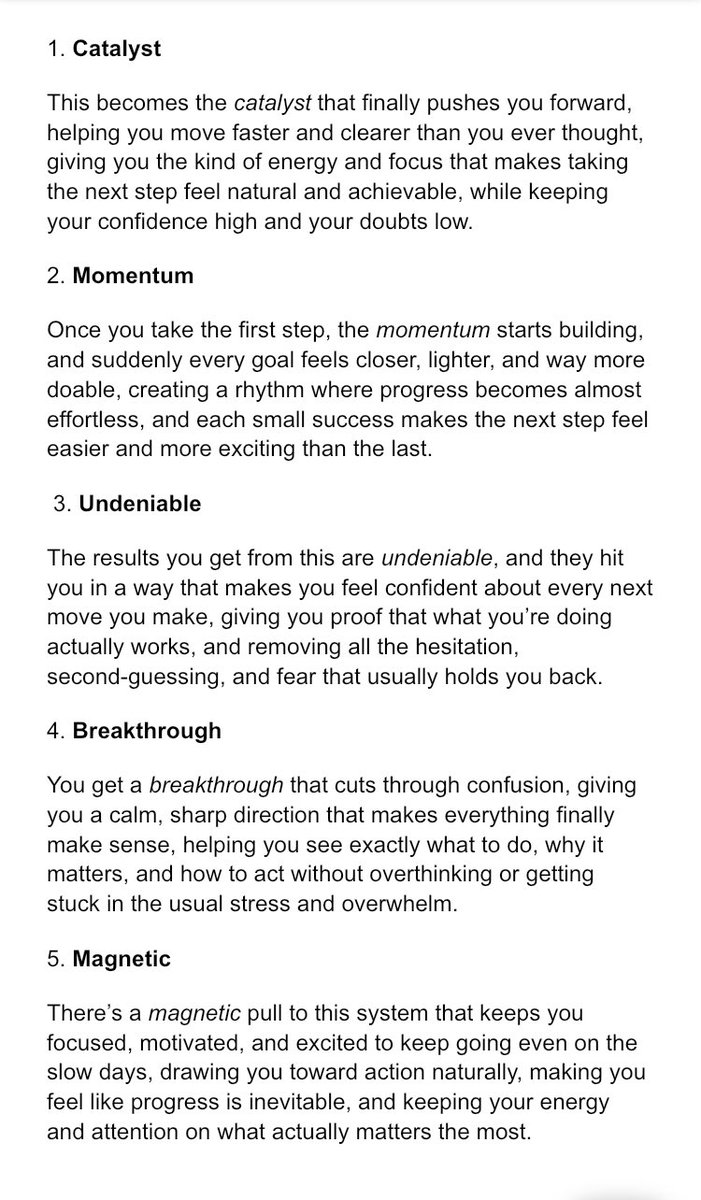 TheEmyChris_'s tweet image. Day 11/12

I did a little research on Emotional and Power words
These are words that grab attention, spark feelings, and inspire people to take action
They drive results!

I explored a few power words and used them in sentences to see how they work.
#copywriting #100dayschallenge