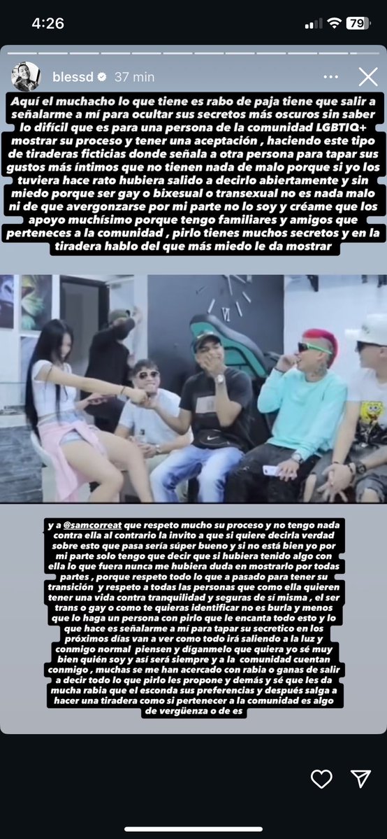 Munera1801's tweet image. Ombe pero no era pues que no le ibas a dedicar mas historias por que no valía la pena? o es que sentiste la presión cachorro @BlessdOficial 😭😭