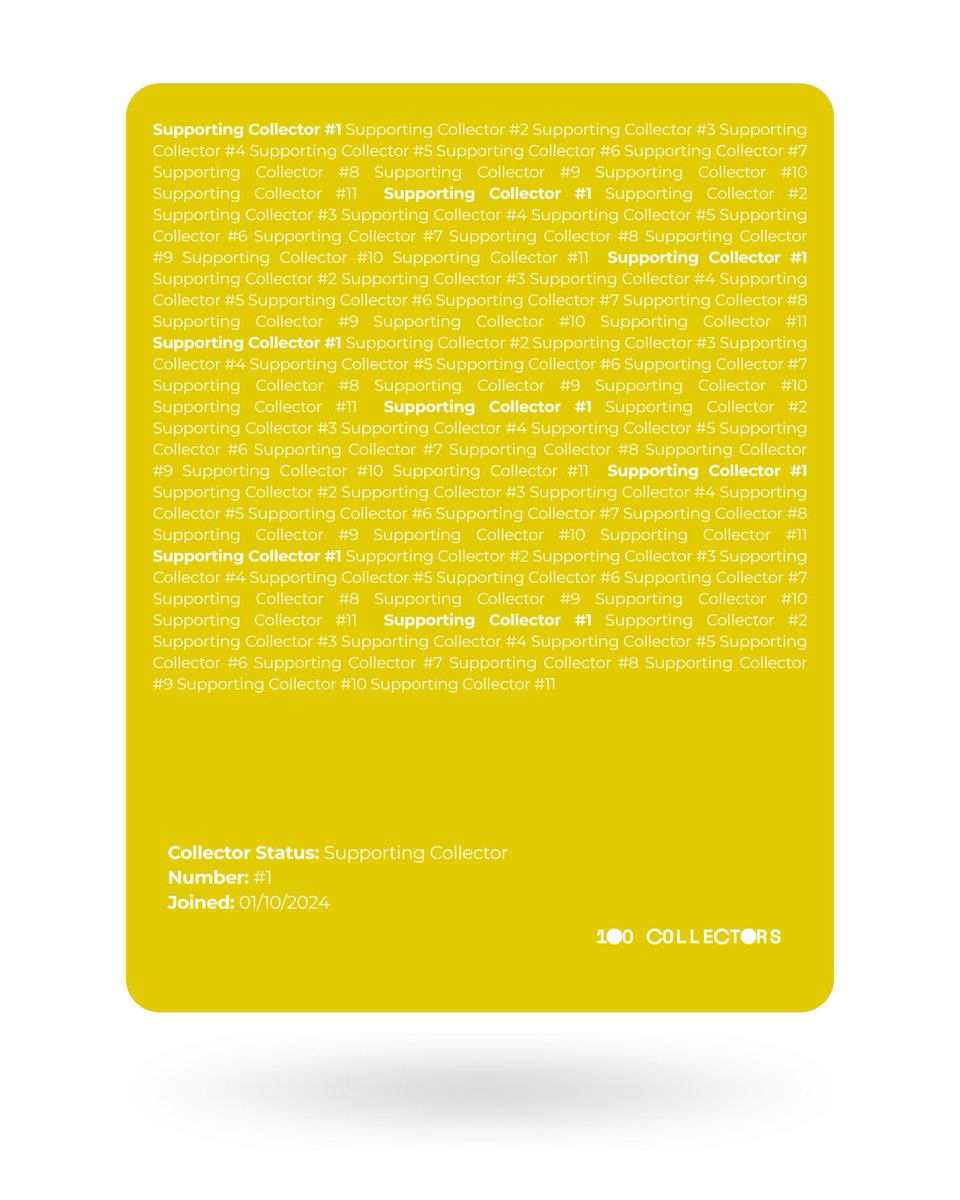 borgetsebastien's tweet image. ✨Honored to be a founding member and the very first supporting collectors of @100collectors : Collector #1

🎙️100collectors.art/podcast/buildi…

Here&apos;s my podcast interview about my journey from gaming to collecting, and how digital worlds are reshaping art. From the origins of…