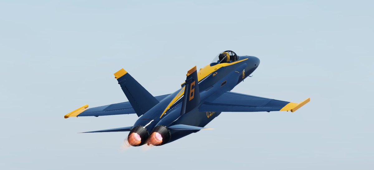 Virtual Roblox Blue Angels tweet media