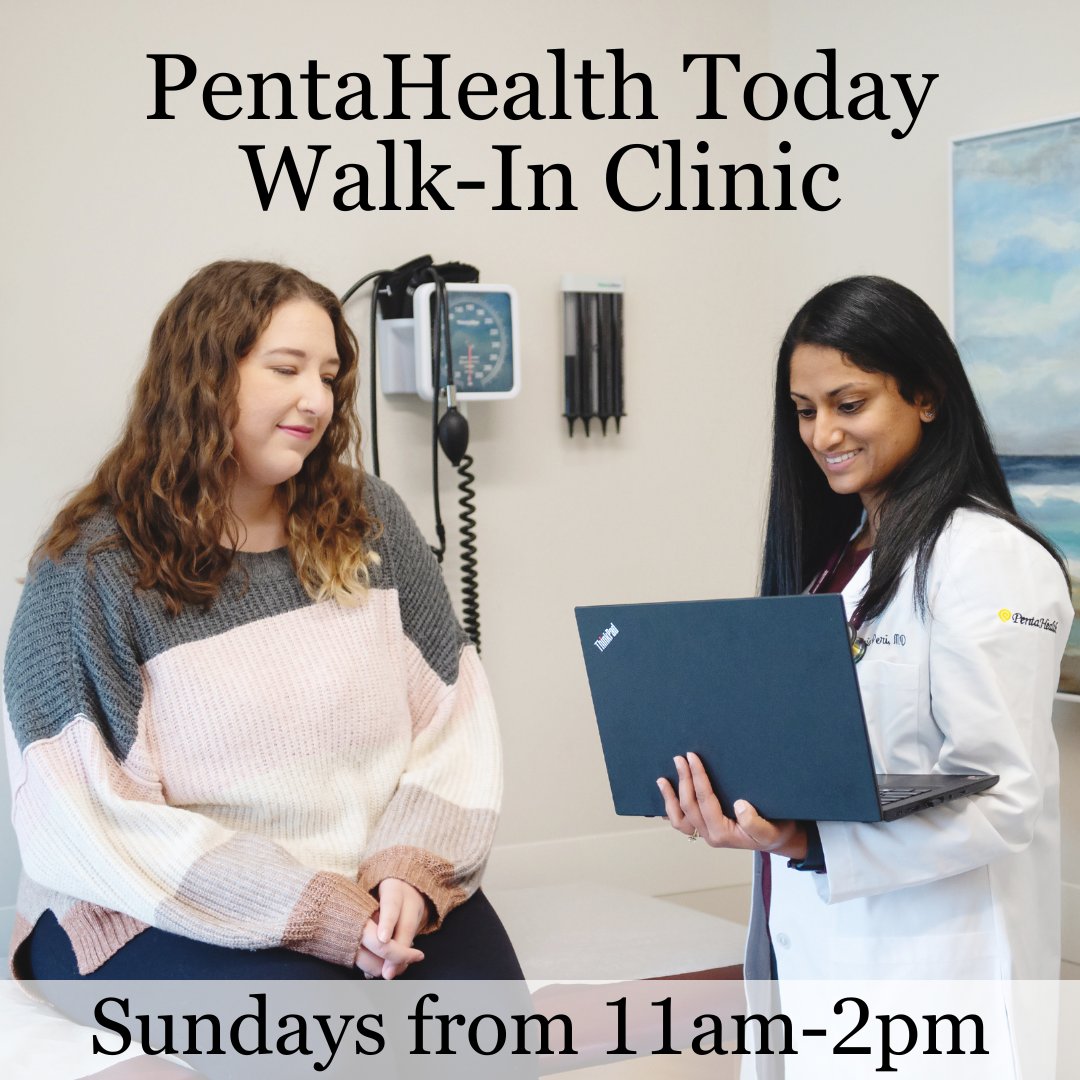 phdocs's tweet image. Here to take care of you when you need it most! Our PentaHealth Today walk-in clinic is offered today (Sunday, 11/23) from 11am-2pm at our Downingtown office: 142 Wallace Ave, Ste 201. Open to patients from any PentaHealth practice &amp;amp; new patients are always welcome!

#pentahealth