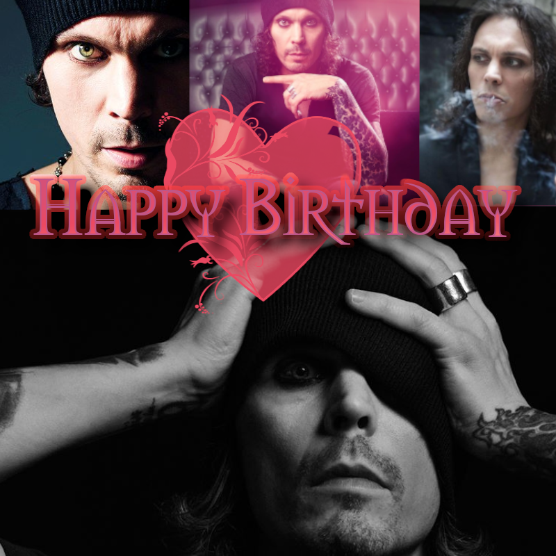 Metalchic73's tweet photo. Happy Birthday #villevalo, Hope you have an amazing day. Much Love dear soul 💜🖤💜🖤💜🖤💜🖤 https://t.co/g0ZWLU8KpF