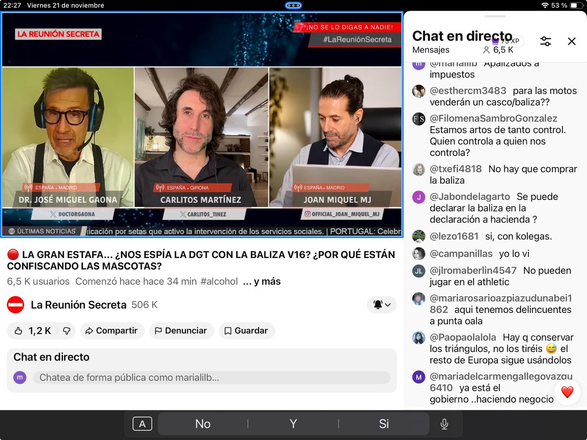 marialilb's tweet image. #LareuniónSecreta #poderGuardian #sinanestesia Jueves con #Horizonte y ahora con estos tres valientes.