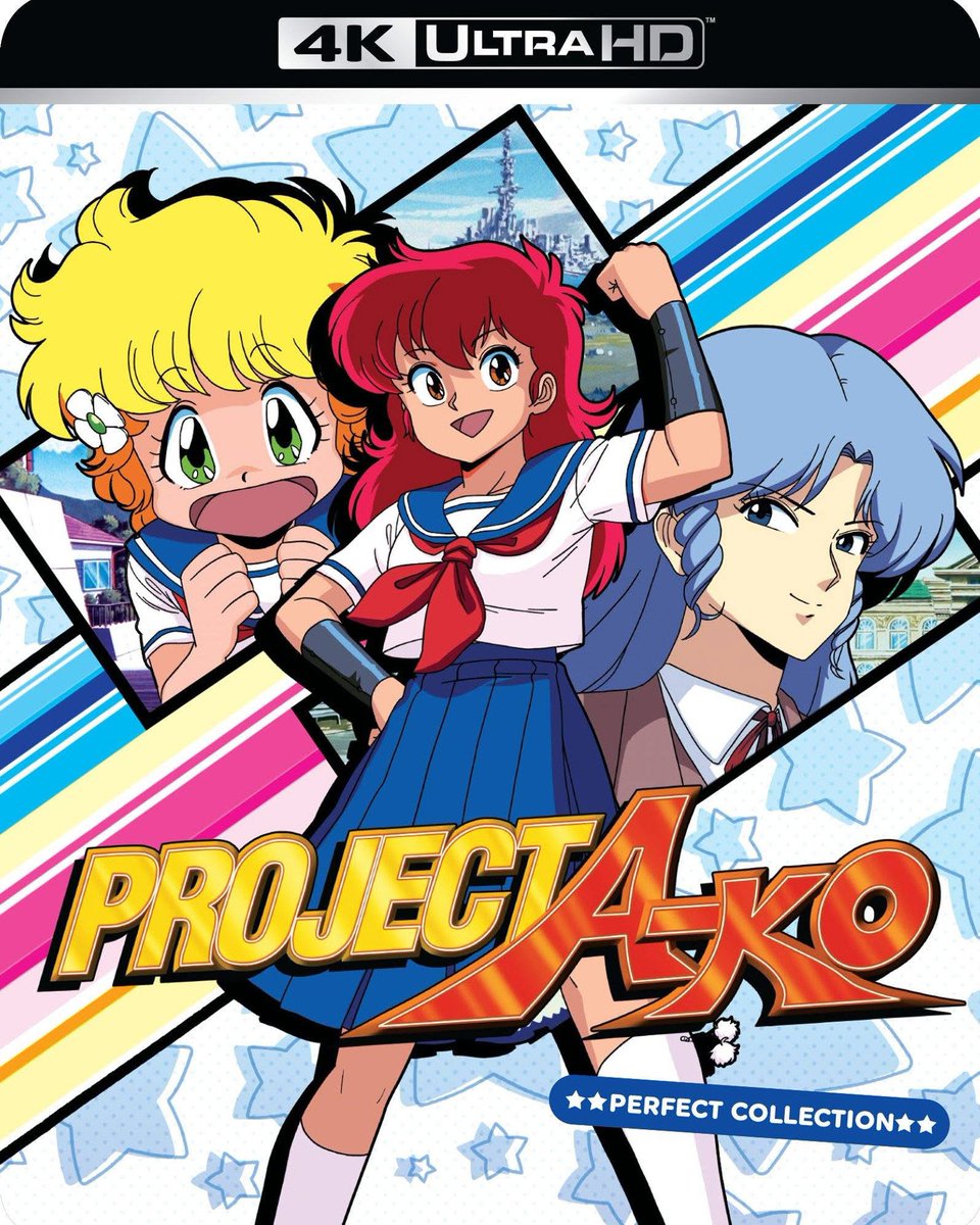disc_connected's tweet photo. ***ANNOUNCEMENT***
Coming on January 27th on #4K in the US from @DiscotekMedia: #ProjectAko: Perfect Collection (1986-1990)!
Please note: This collection includes the first Project A-ko movie in 4K; the other three films are presented in 1080p.
On a splendid morning, an effervescently cheerful teenaged schoolgirl named A-ko sets off for school with her delightfully ditzy friend, C-ko. The duo are students in a marvelous futuristic city, but A-ko is about to run afoul of the wealthy and powerful B-ko, a young lady used to getting everything she wants - and what she wants is C-ko! Also, a vast and powerful alien fleet is about to touch down in Graviton City, and they're after something, too. Fortunately for us, A-ko's no ordinary schoolgirl - she's got super powers of her own!
An all-star squad of the anime world's greatest talents collaborated on Project A-ko, led by director Katsuhiko Nishijima (Agent Aika, Najica Blitz Tactics) and character designer Yuji Moriyama (Robot Carnival, Geobreeders). Discotek is bursting with pride to present this beloved anime classic in 4K Ultra HD for the very first time anywhere, along with Project A-ko 2-4 in 1080p, all bundled with a treasure trove of features so hefty that A-ko herself might struggle to lift it!
Preorder: https://t.co/EwrUrXP04z
#BluRay #Ad #PhysicalMedia #BluRays #BoutiqueBluRay #CultMovies #DiscConnected #DiscotekMedia #Anime