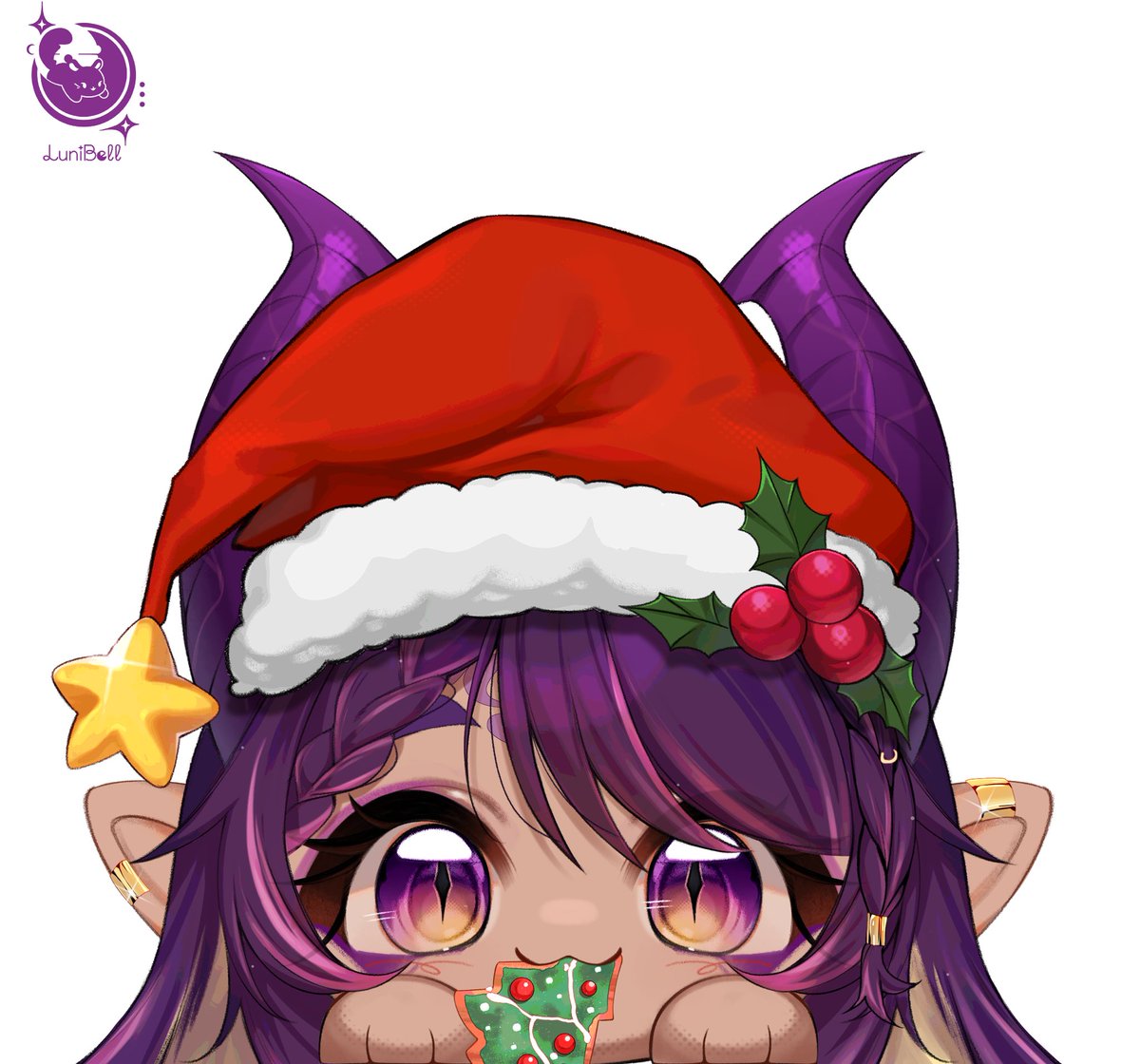 LuniBell_'s tweet image. 🎄✨

#YCH #comm