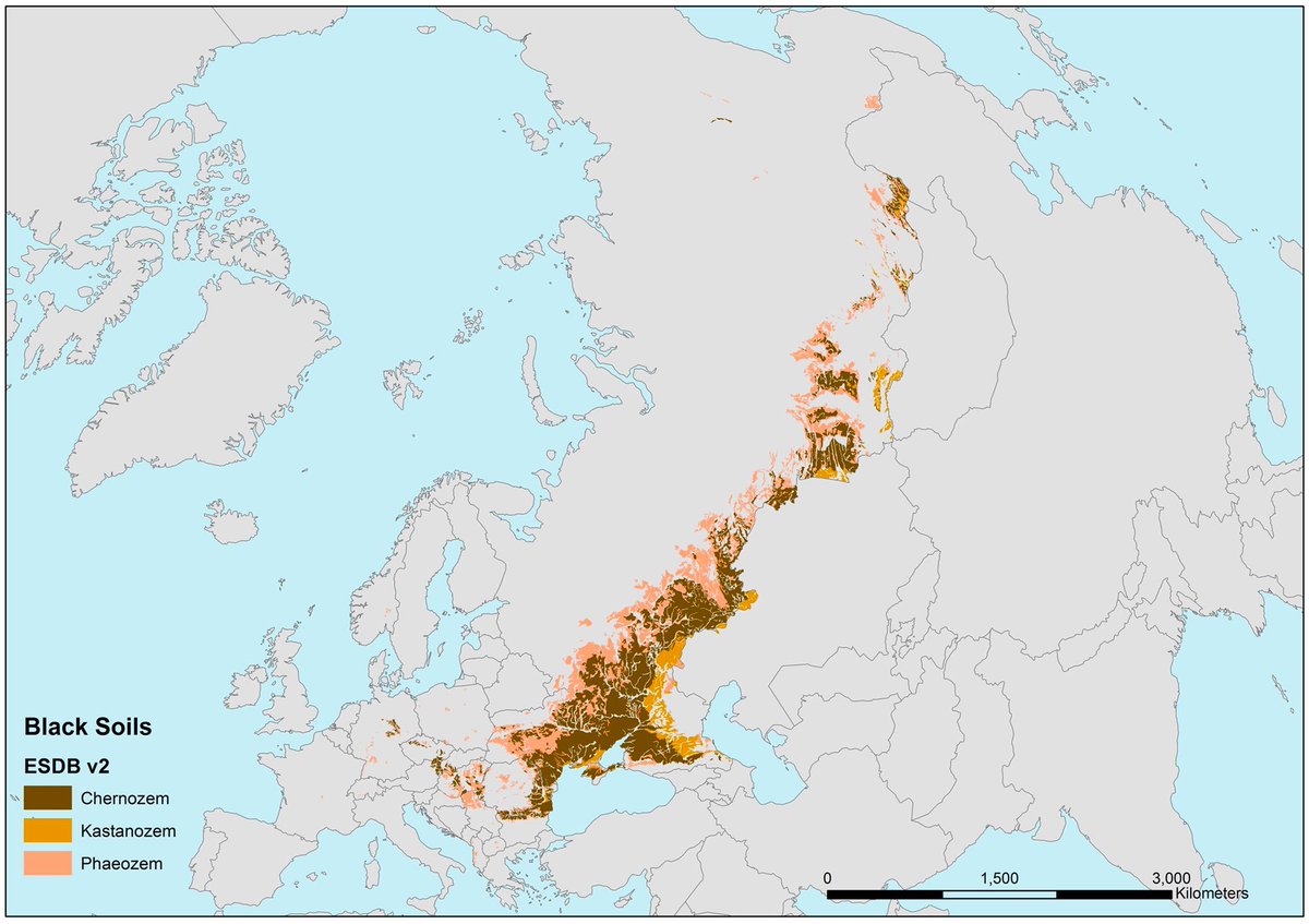 amazingmap's tweet image. Mapping the distribution of Earth’s richest black soils