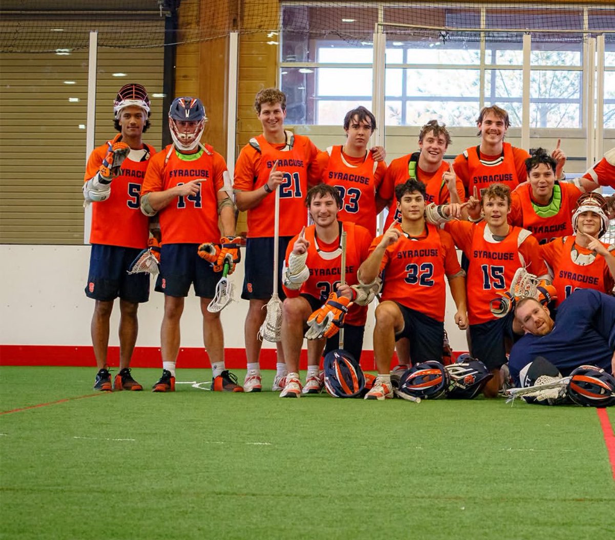 Jack_On_Sports's tweet image. The Orange team wins @CuseMLAX&apos;s box lacrosse &quot;Mega Bowl&quot;.
#Cuse