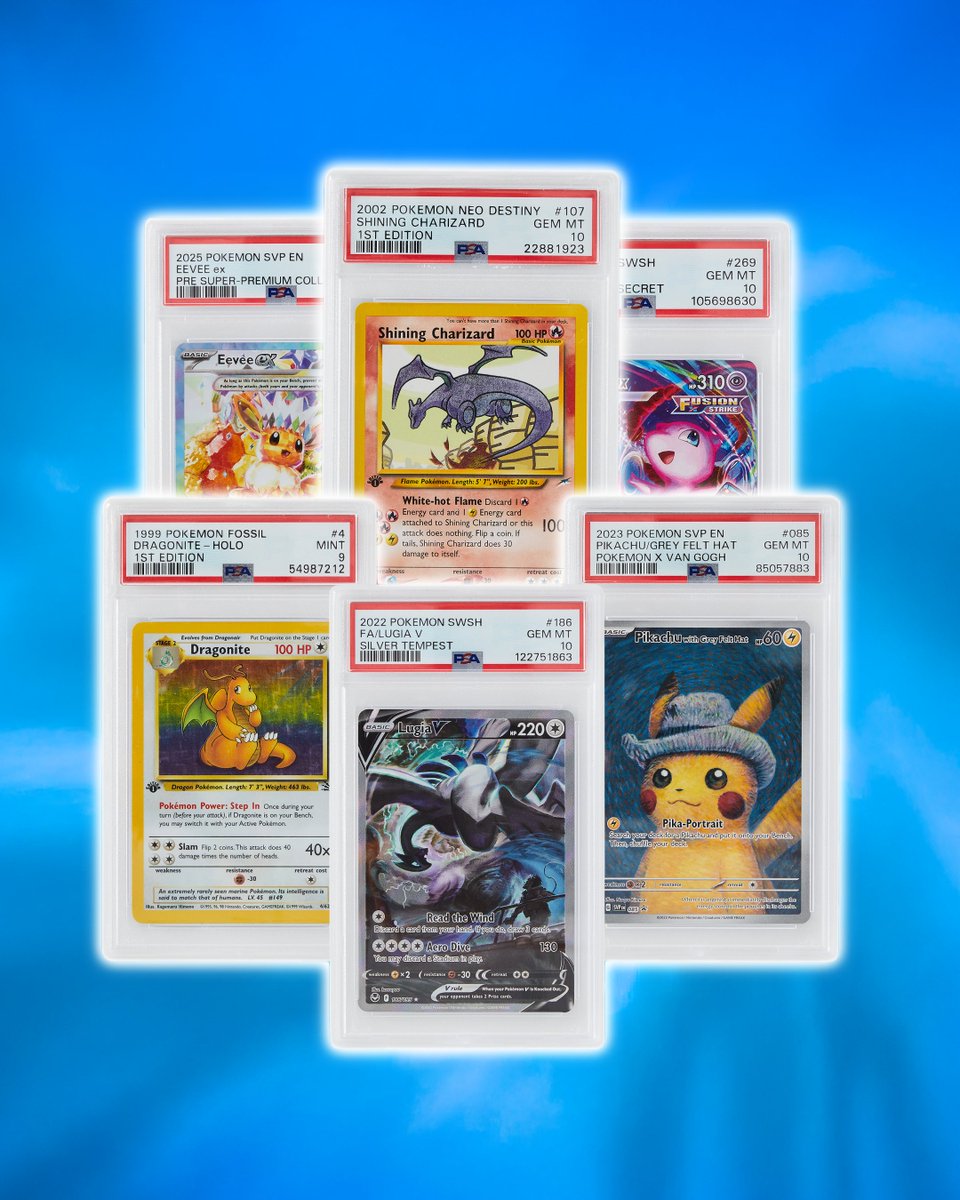 goatapp's tweet image. SHINING CHARIZARDS 🔥 CHROME HEARTS DICE 🎲

Black Friday kicks off with more than 100 drops. Get your first horoscope and flip all three tarot cards throughout the day to uncover some of this year’s biggest surprises.

Play BF25 now on the GOAT app. Link in bio to download.